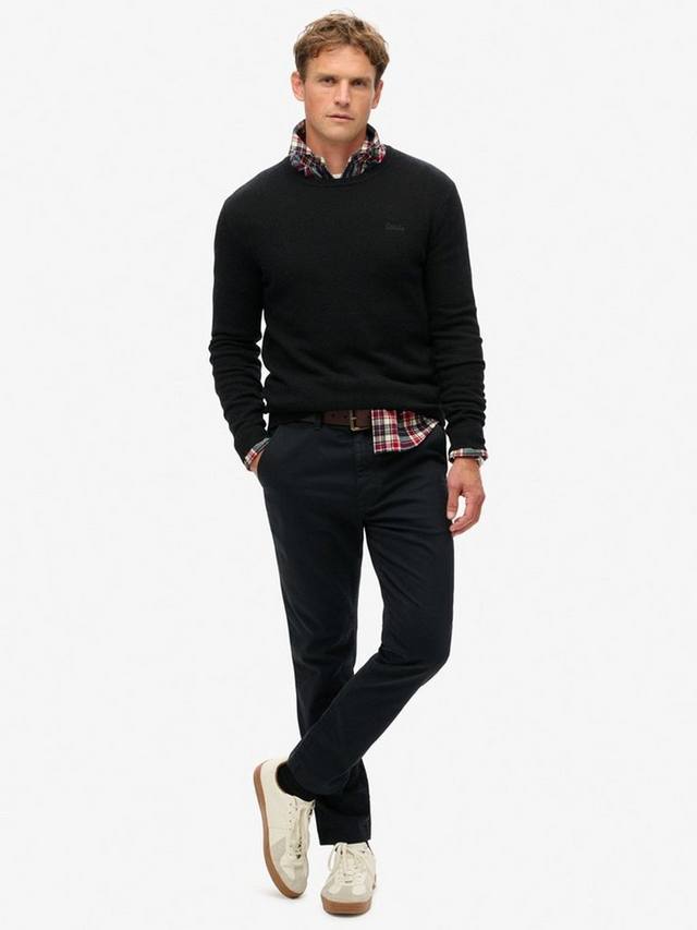 

Международные брюки-чинос Superdry, цвет Washed Black