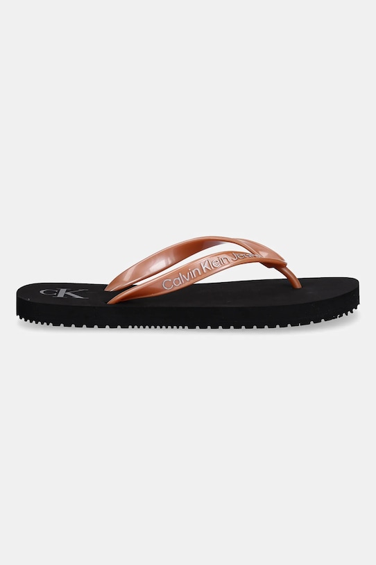 Шлепанцы Beach Sandal Monologo TPU Calvin Klein Jeans, оранжевый — фото 2