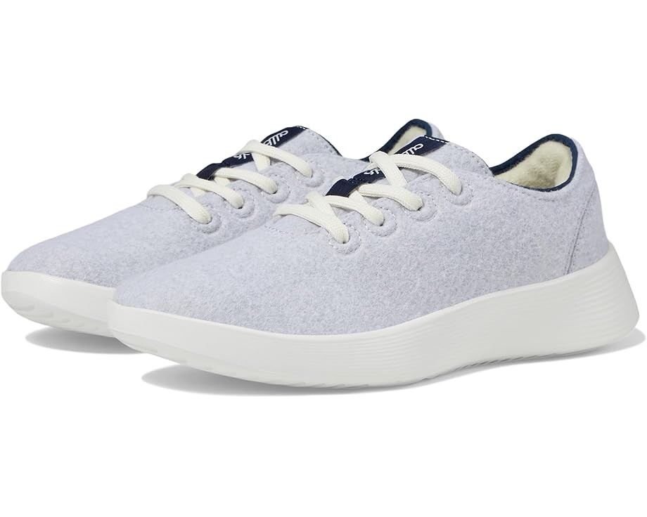

Кроссовки Allbirds Wool Runner 2, цвет Light Grey/True Navy (Blizzard)