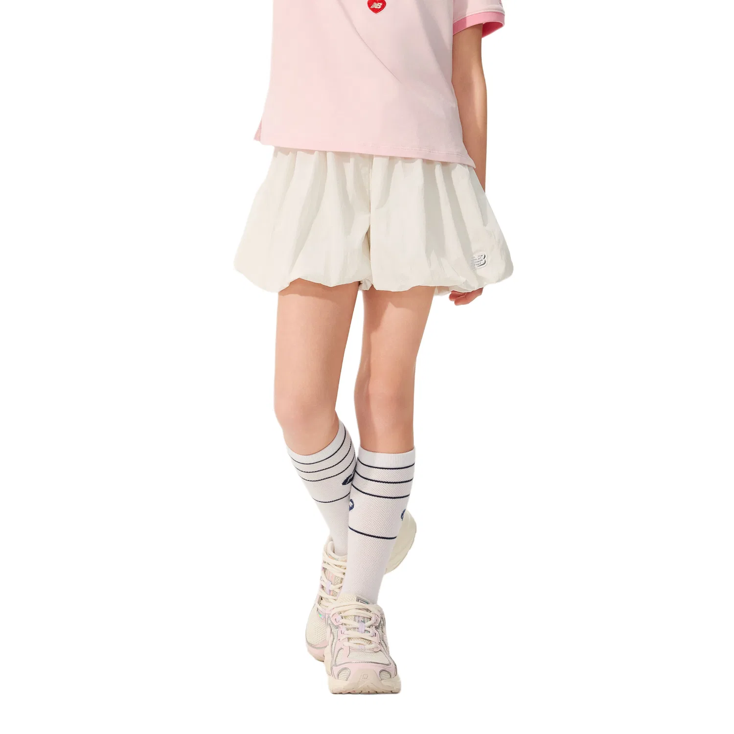 Детские шорты Moderate New Balance, White — фото 3