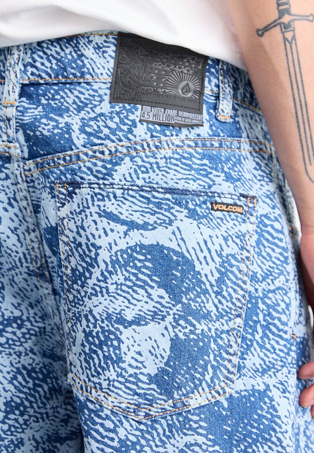 

Джинсы свободного кроя FERGADELIC Volcom, синий