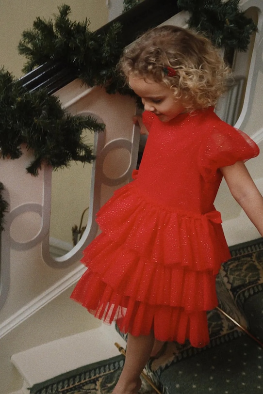 

Детское платье FAY DRESS GRS Konges Sløjd, красный