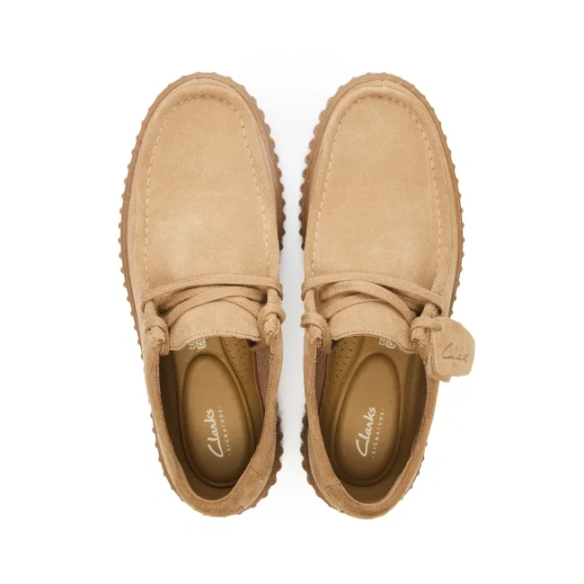Мужские повседневные туфли Thorhill Lo, тёмно-песочные, от Clarks — фото 3