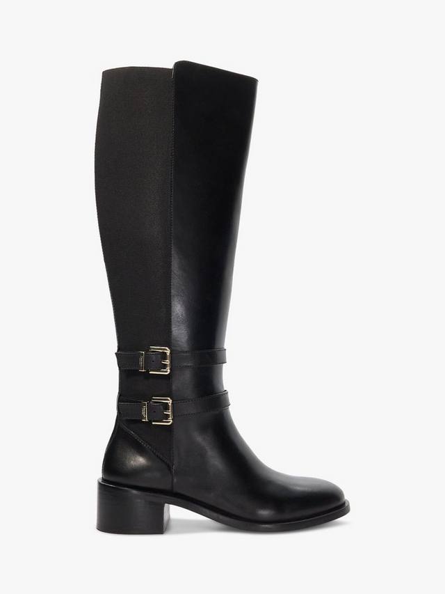 Потёртые кожаные ботинки Dune London, Black