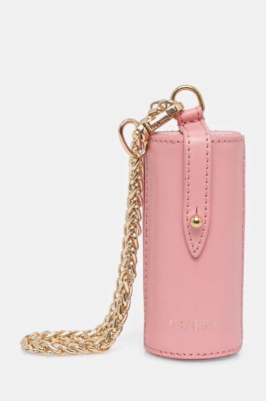 

Кожаный футляр для помады Guess, розовый