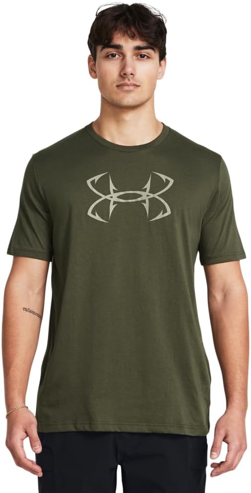 

Мужская футболка с логотипом Fish Hook от Under Armour, (391) Marine Od Green/Grove Green, Зеленый, Мужская футболка с логотипом Fish Hook от Under Armour, (391) Marine Od Green/Grove Green