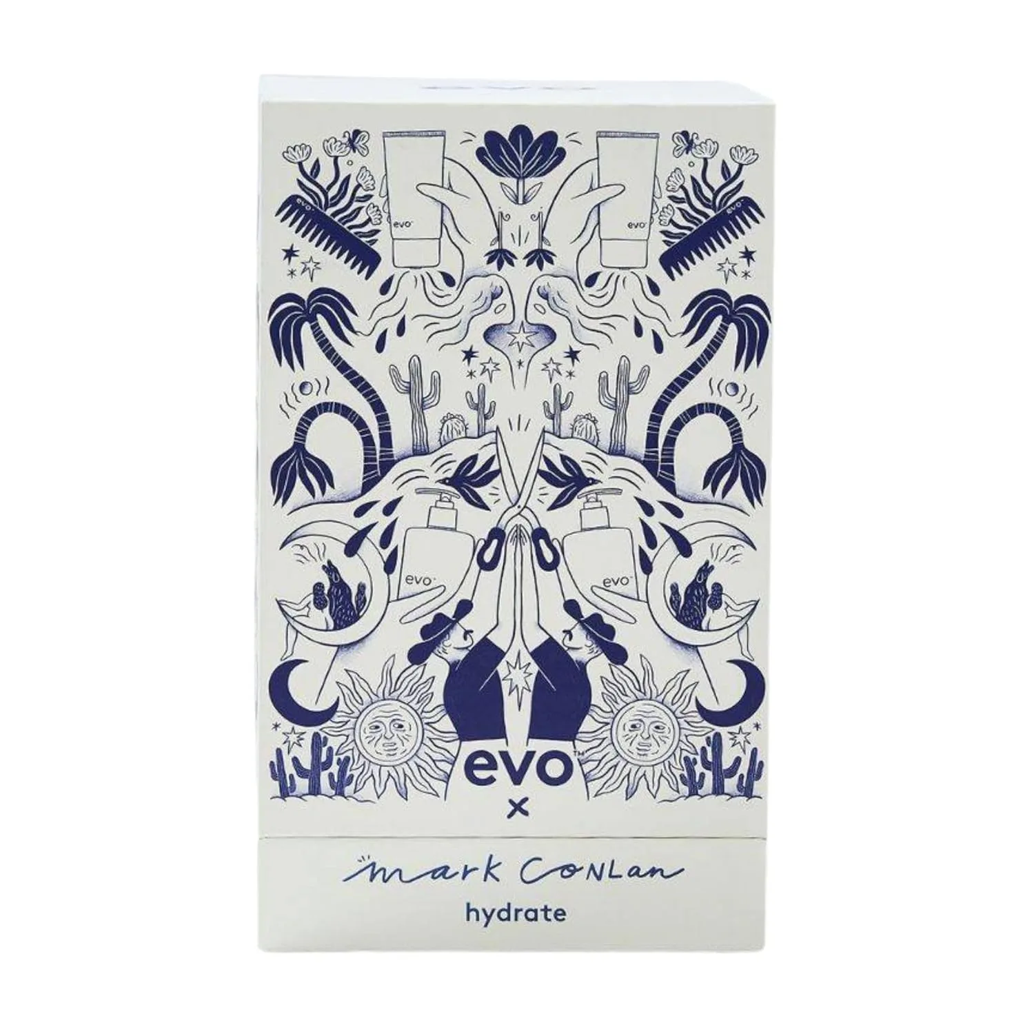 Увлажняющий подарочный набор Evo Good Givin' Hair - увлажняющий шампунь, кондиционер и средство для распутывания сухих и окрашенных волос. — фото 2