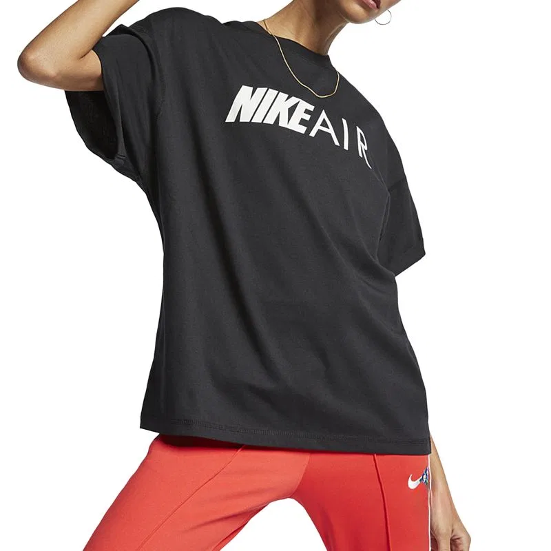 Футболка с опущенным плечом женская Black Nike