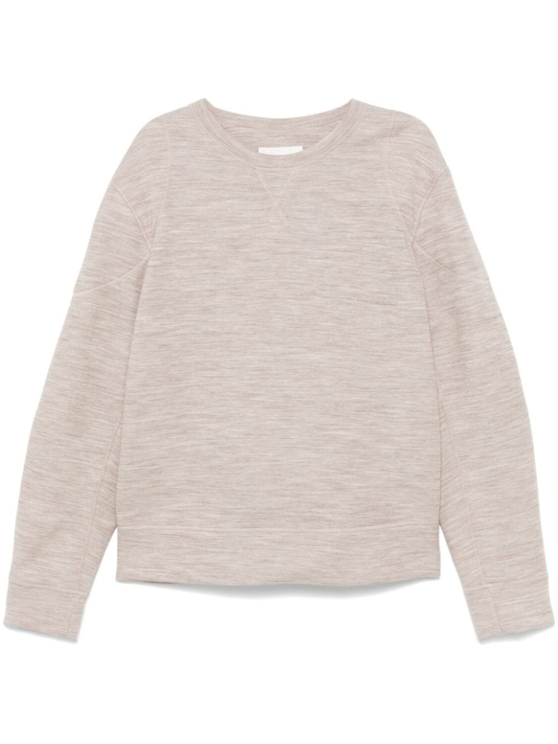 

Толстовка Jil Sander с эффектом меланжа, серый