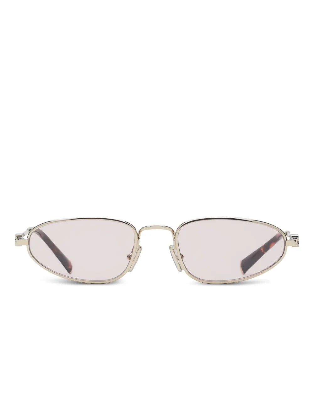 

Солнцезащитные очки в овальной оправе Miu Miu Eyewear, розовый