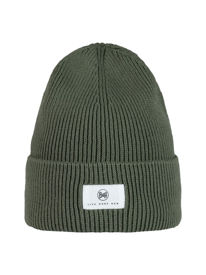 

Buff Вязаная шапка-бини Drisk оливкового цвета