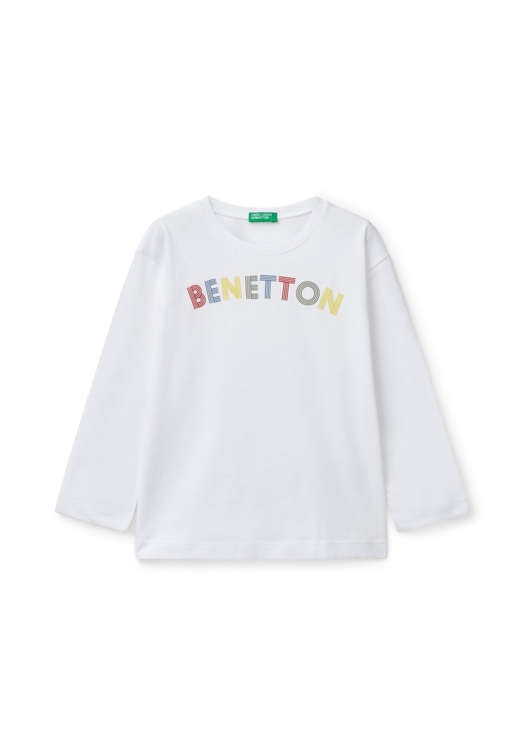 

Футболка с длинным рукавом United Colors of Benetton, белый