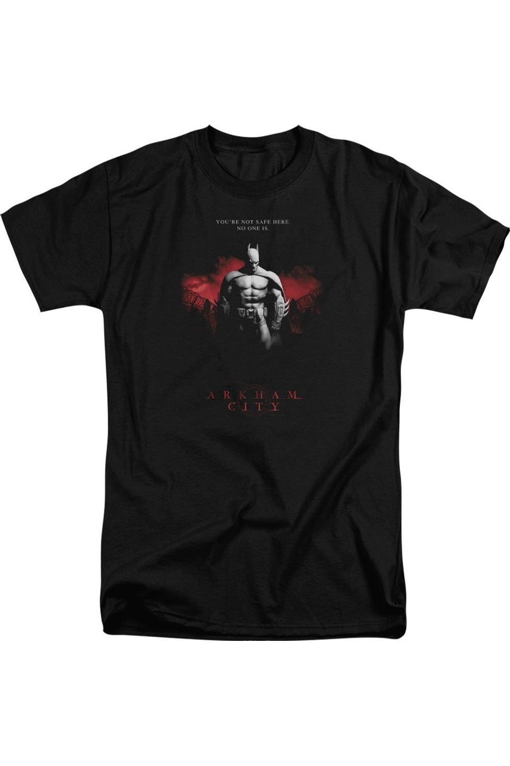 

Футболка Batman Arkham City Standing Strong с коротким рукавом для взрослых Gildan, черный