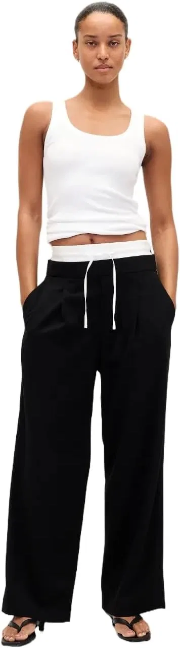 Женские брюки GAP Easy Double Waistband