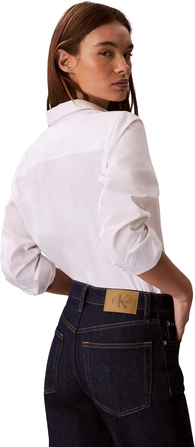 Женские джинсы Calvin Klein Bootcut с высокой талией, Rinse Wash — фото 4