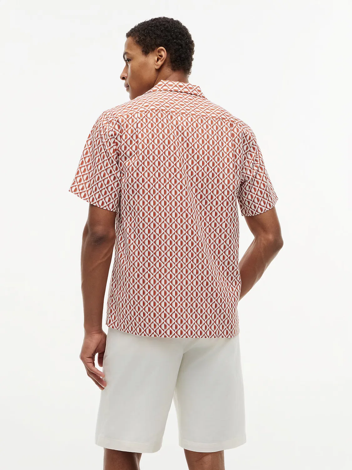 Рубашка на пуговицах стандартного кроя Tommy Hilfiger, Light Brown — фото 4