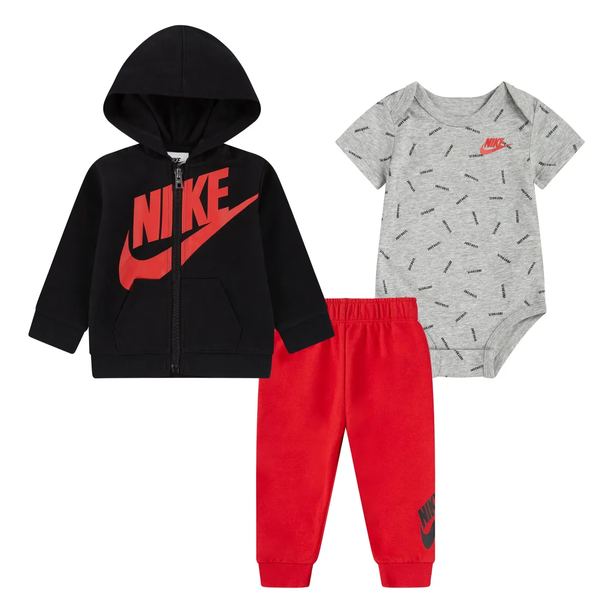 

Пакет начального снаряжения Nike Sportswear "JDI TOSS 3PC FZ PANT SET", розовый