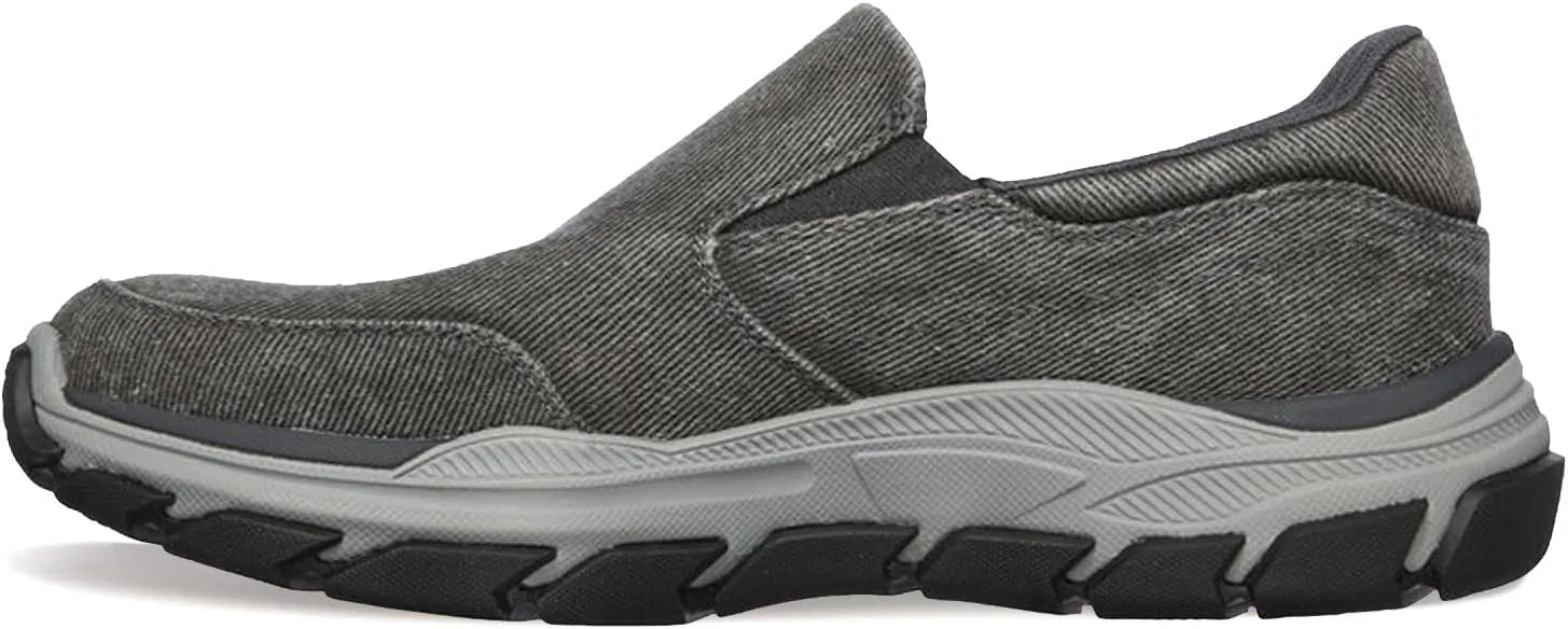 Кроссовки Skechers Men's Respected Fallston, Charcoal — фото 4
