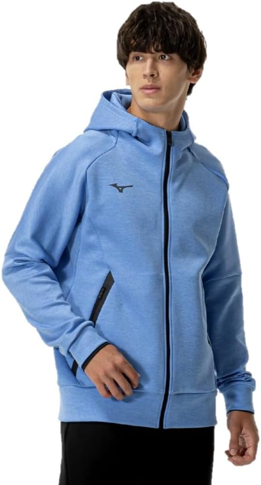 

Спортивная толстовка Mizuno Training Wear Stretch с капюшоном, унисекс, размер 32MCC050, синий