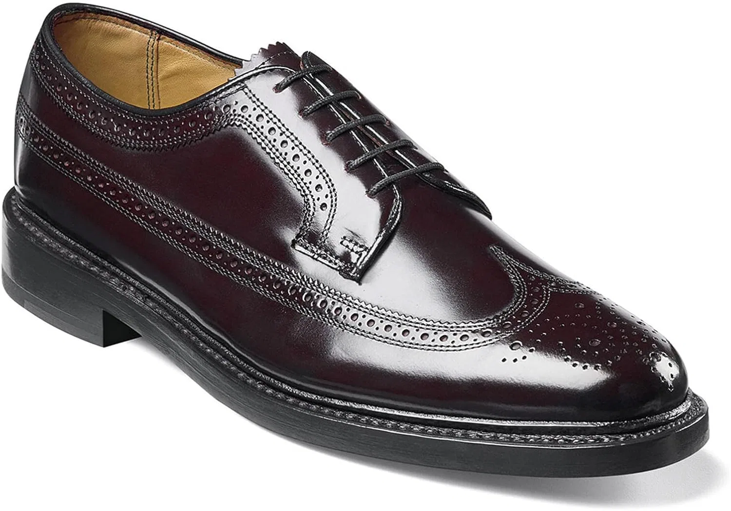 Туфли Pile Pile SHEIM1 7109 - 1978 Home - Kenmoor Mens Wingtip Oxford Florsheim, 2-Burgundy — фото 2