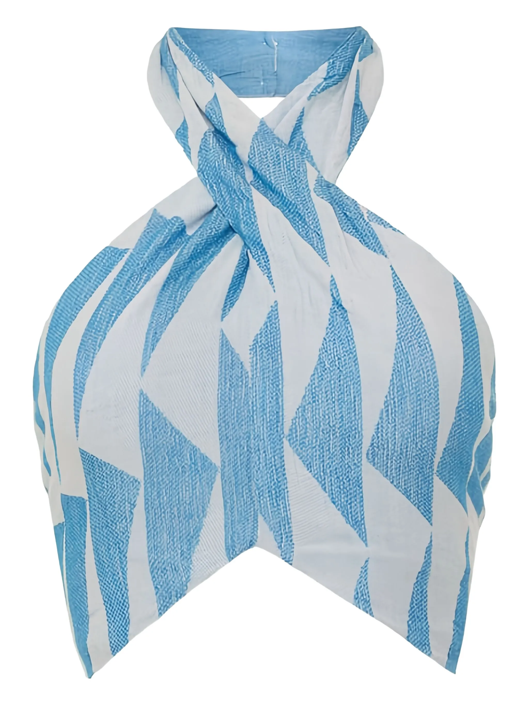 

Топ Zakar с вырезом халтер Pearl & Caviar, синий