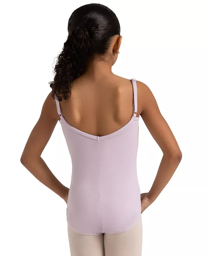 Детский топ-боди Leotard с регулируемыми бретелями Capezio, фиолетовый — фото 2