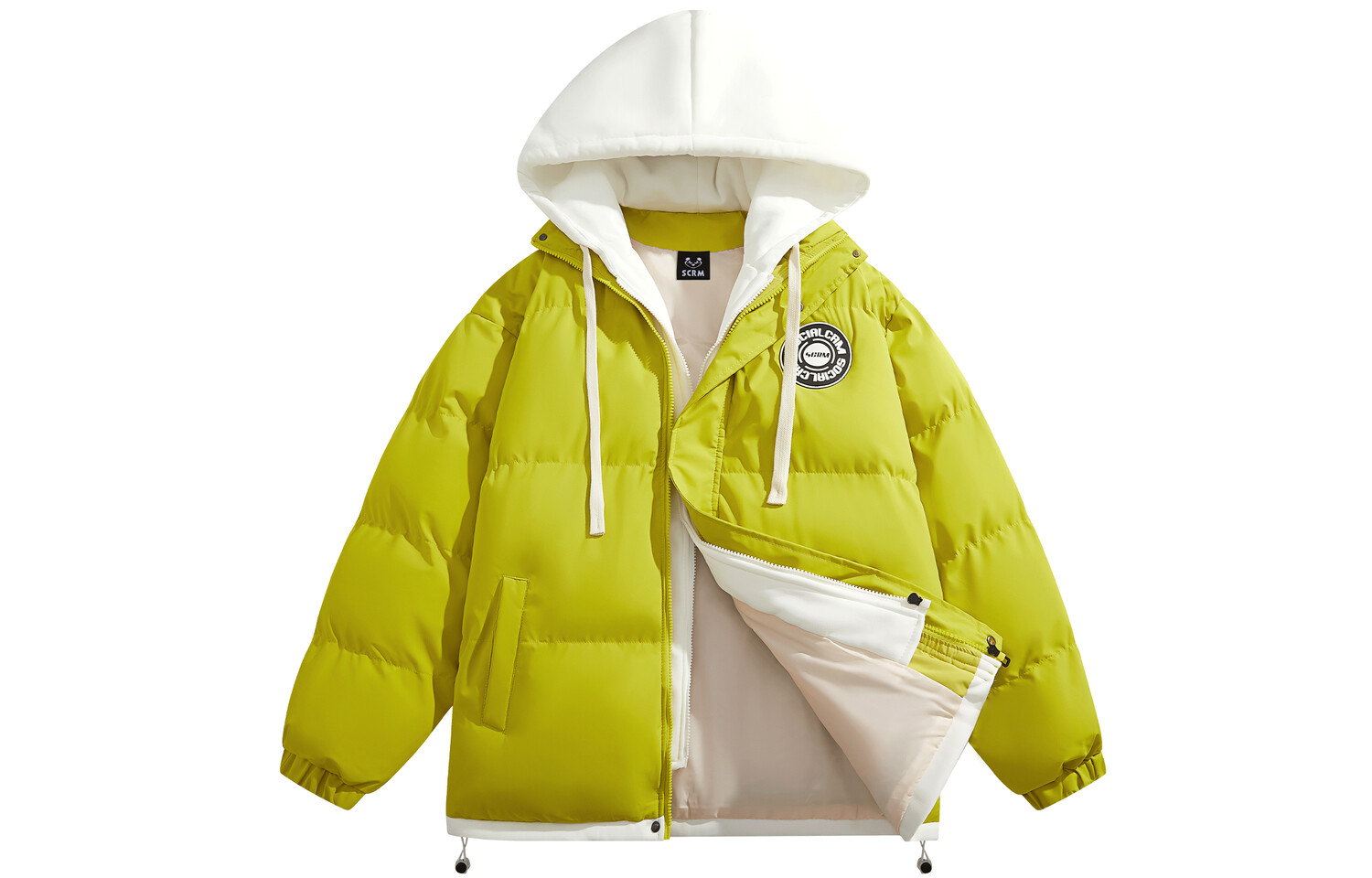 

Стеганая куртка унисекс Scrm, цвет Lemon Yellow