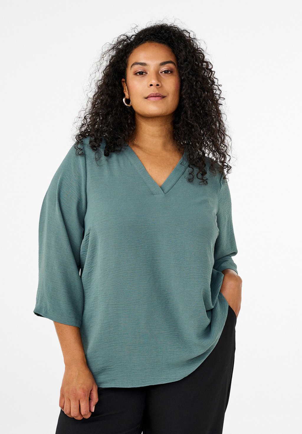 

Блуза Zizzi, сине-зеленый