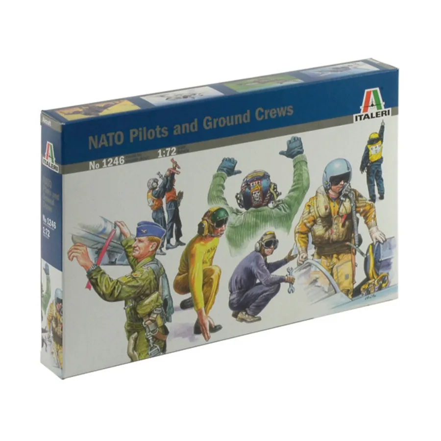 

Пилоты и наземный экипаж НАТО (90-е годы), Soldiers - 1980s & other Modern Eras (1:72) (Italeri)