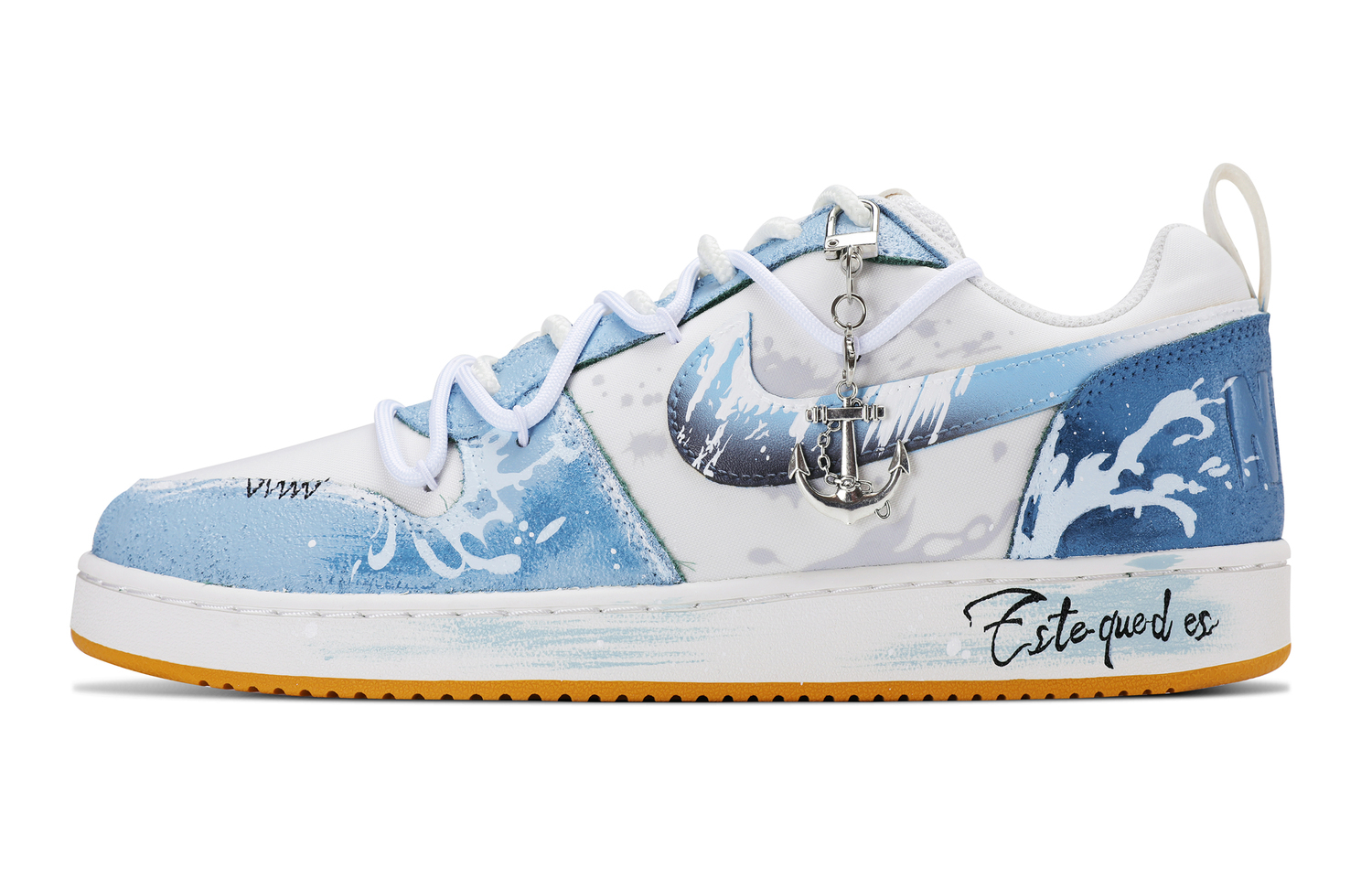 

Кроссовки для скейтбординга Court Borough Abrasion Resistant низкие мужские Sea Blue Nike, Sea синий