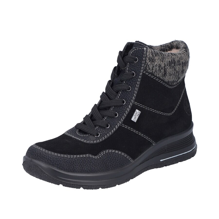 Ботильоны на шнуровке Rieker Lace-Up Ankle Boots, черный