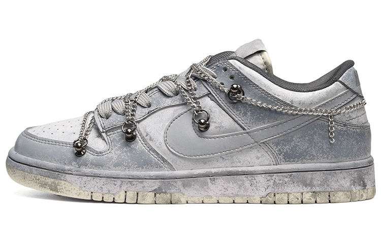 

Кроссовки Nike Dunk Skateboard Shoes Men Low-Top Gray/Beige