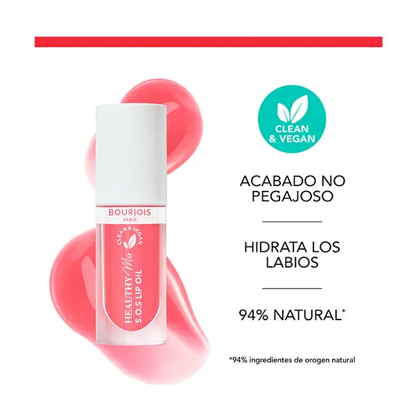 Масло для губ Healthy Mix Lip Oil Bourjois, цвет pink passion — фото 4