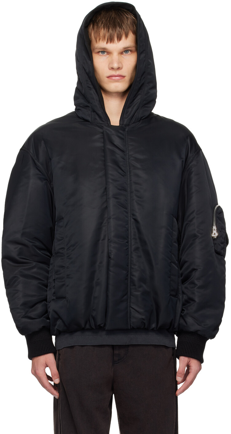 

Куртка-бомбер с капюшоном Solid Homme