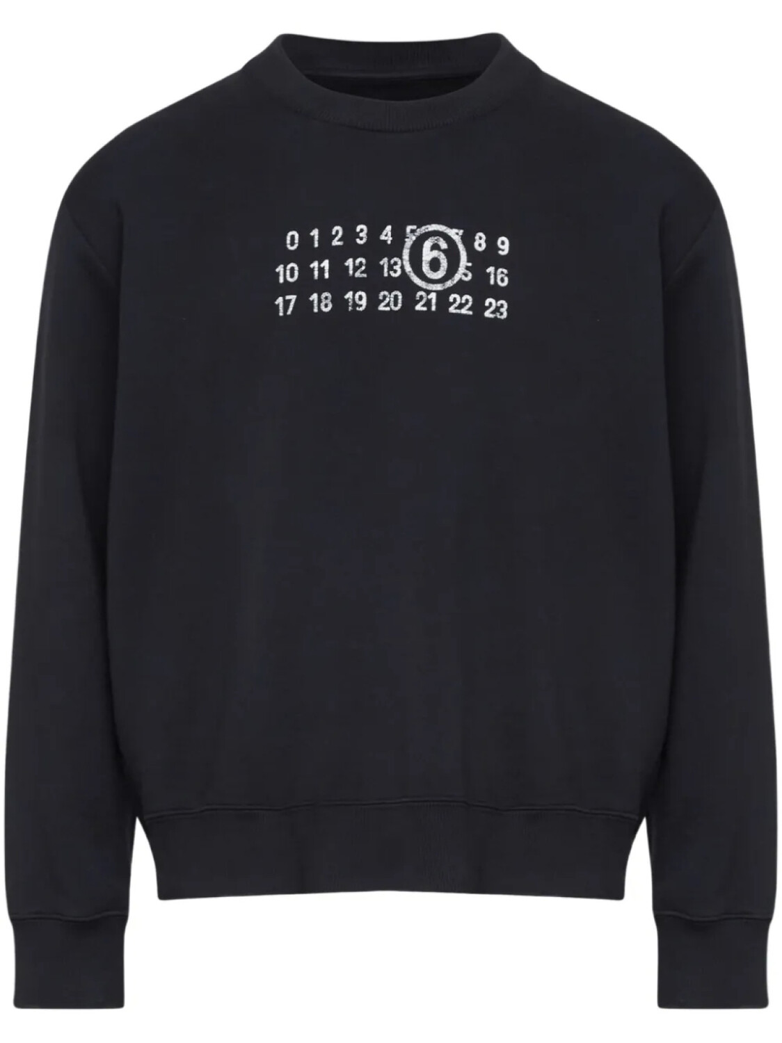 

MM6 Maison Margiela толстовка с логотипом, черный