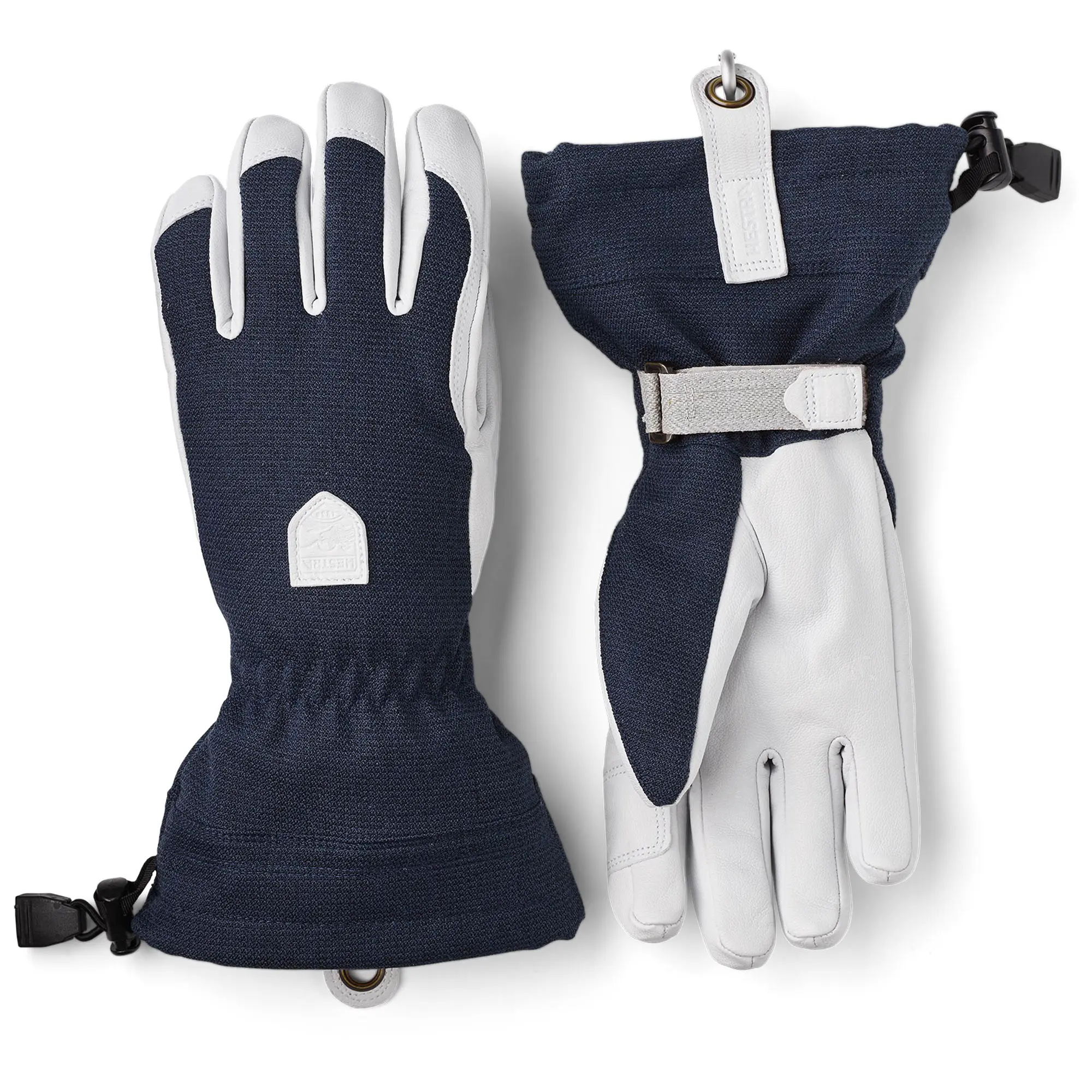 

Женские патрульные перчатки-краги с пятью пальцами Hestra, Navy