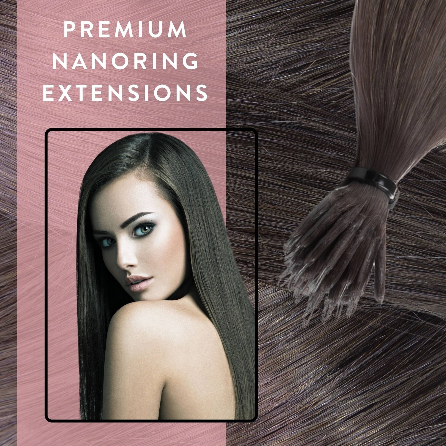 Накладные волосы nanoring extensions premium echthaar #6/0 dunkelblond 1g Hair2Heart, количество 25 шт. — фото 2