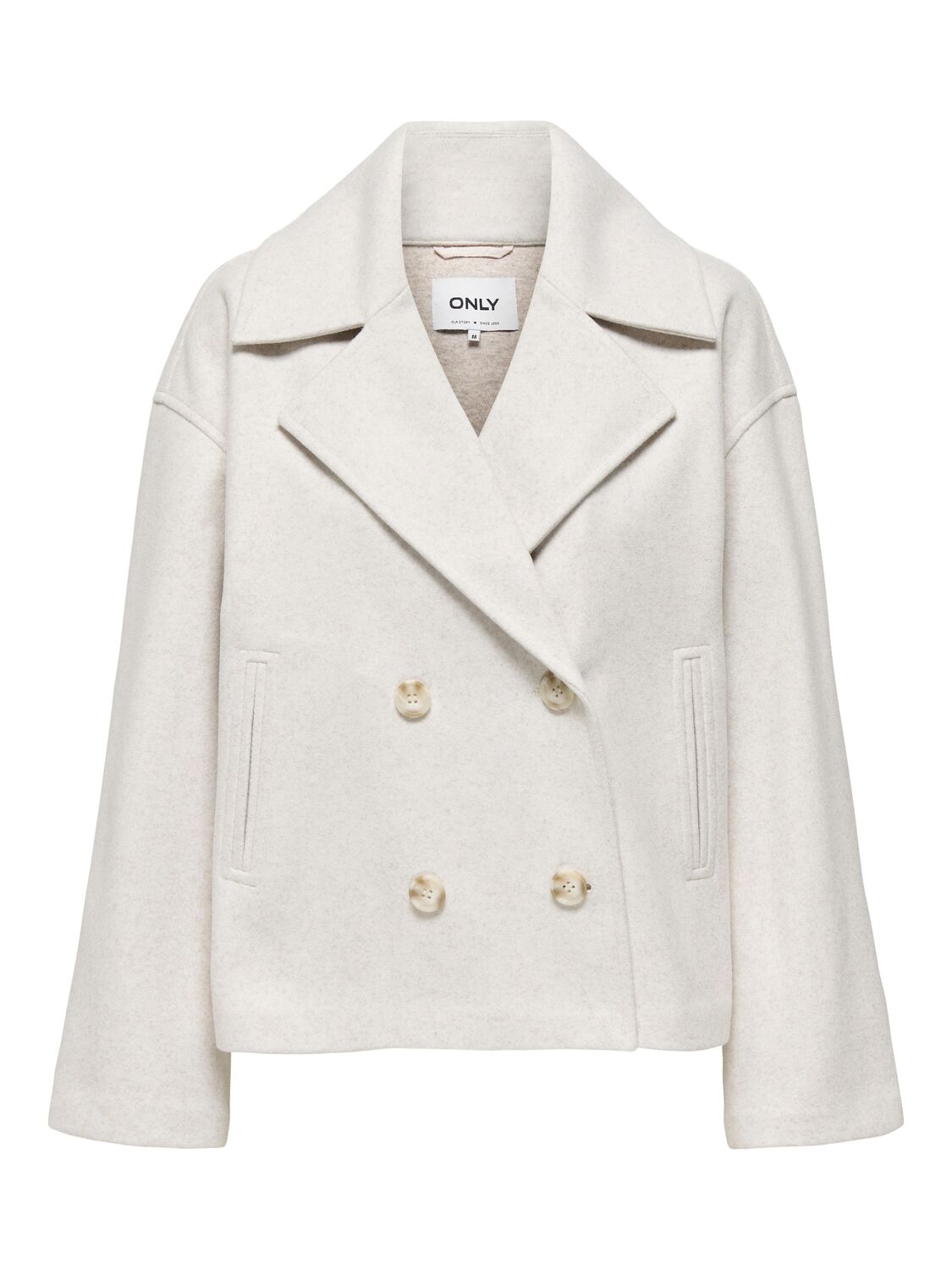 

ONLY Межсезонное пальто 'ONLMalika' в цвете Off White