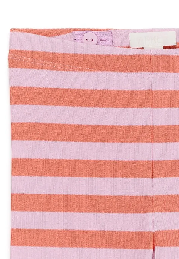 Леггинсы в рубчик arket леггинсы брюки Arket, Pink Orange — фото 3