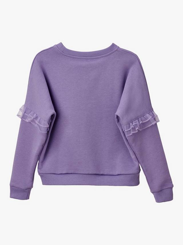 Детский свитшот из органического хлопка Stych, Purple — фото 4