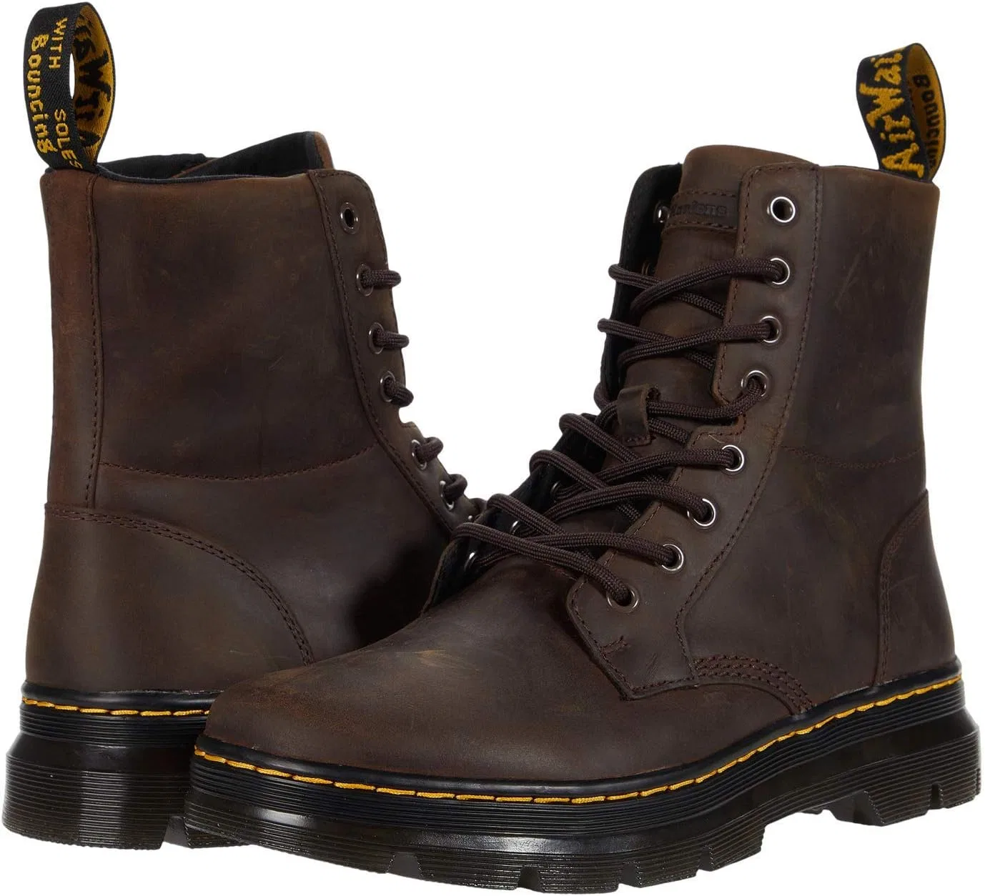 Ботинки Dr. Martens унисекс, кожаные, армейские
