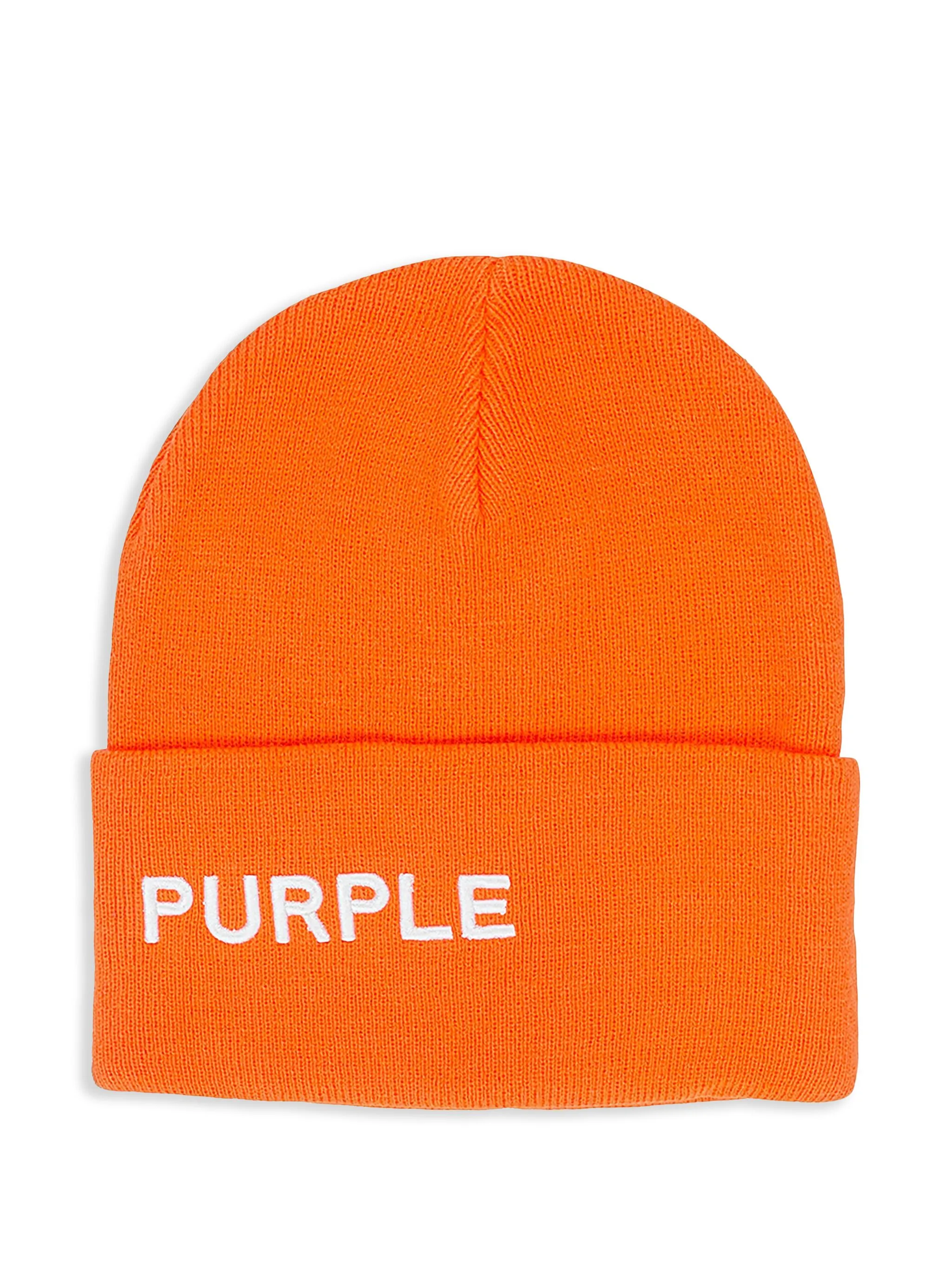 

Шапка бини с манжетами Purple Brand, оранжевый