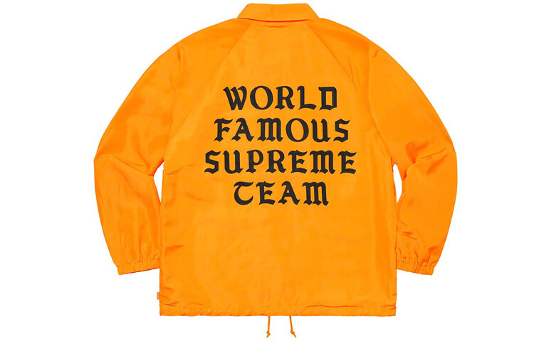 

Куртка Supreme World Famous, оранжевый / черный