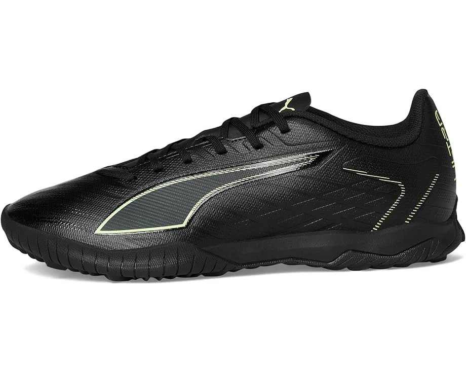 Кроссовки PUMA Ultra 6 Play Turf Trainer Soccer Cleats, Black/Fizzy Light/Green Terrain — фото 4