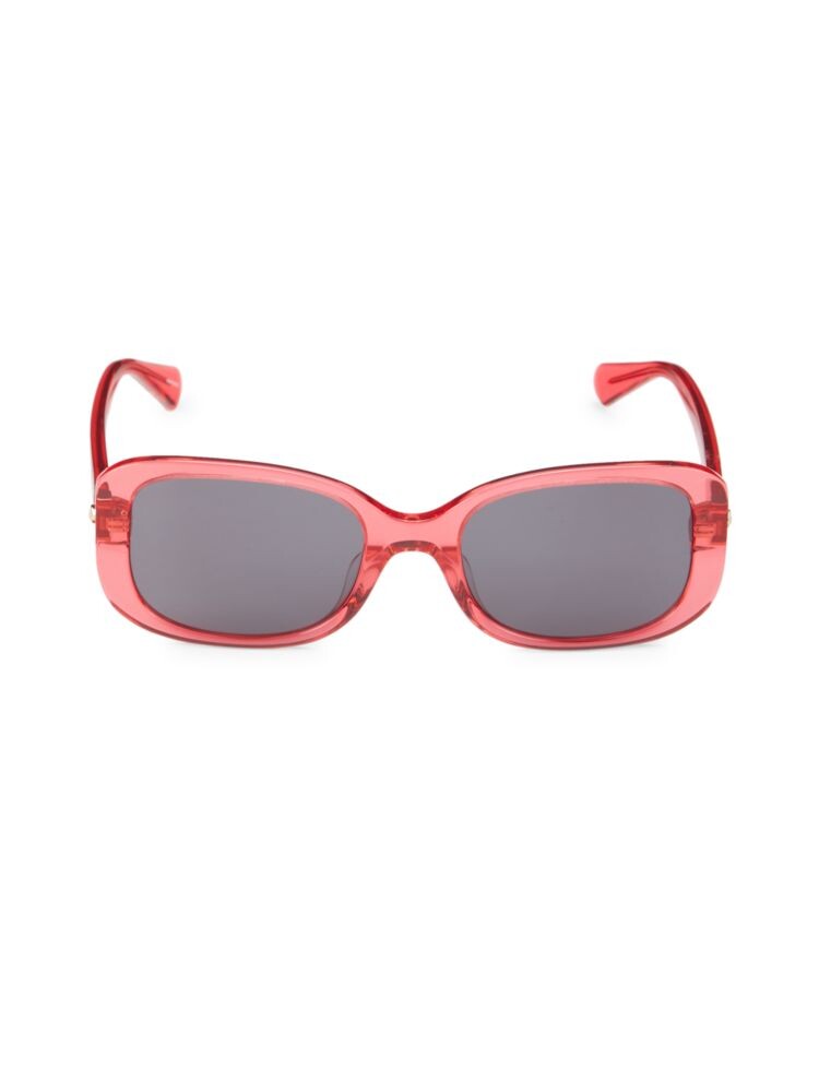 

Прямоугольные солнцезащитные очки Dionna 52MM Kate Spade New York, розовый