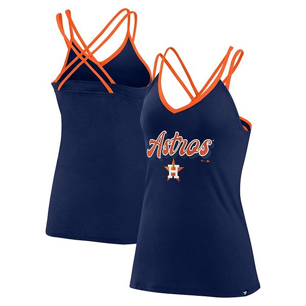 

Женский топ с V-вырезом и бретелями Houston Astros Go For It Unbranded