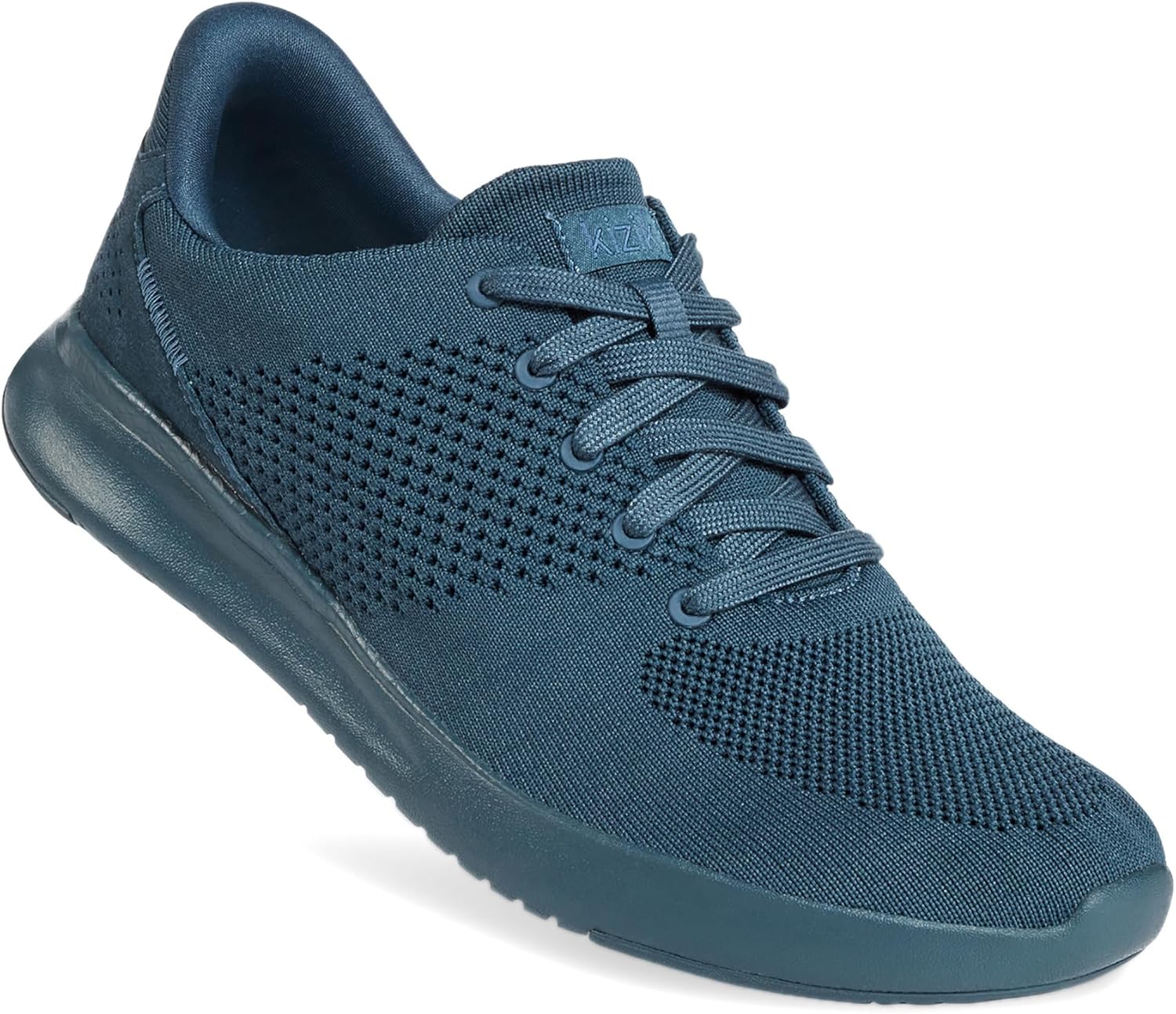 Кроссовки Kizik Slip On: Lima- удобные для повседневной носки, с Hands-Free, дышащий верх из трикотажа, мужские и женские прогулочные обувь с поддержкой свода стопы, Orion Blue