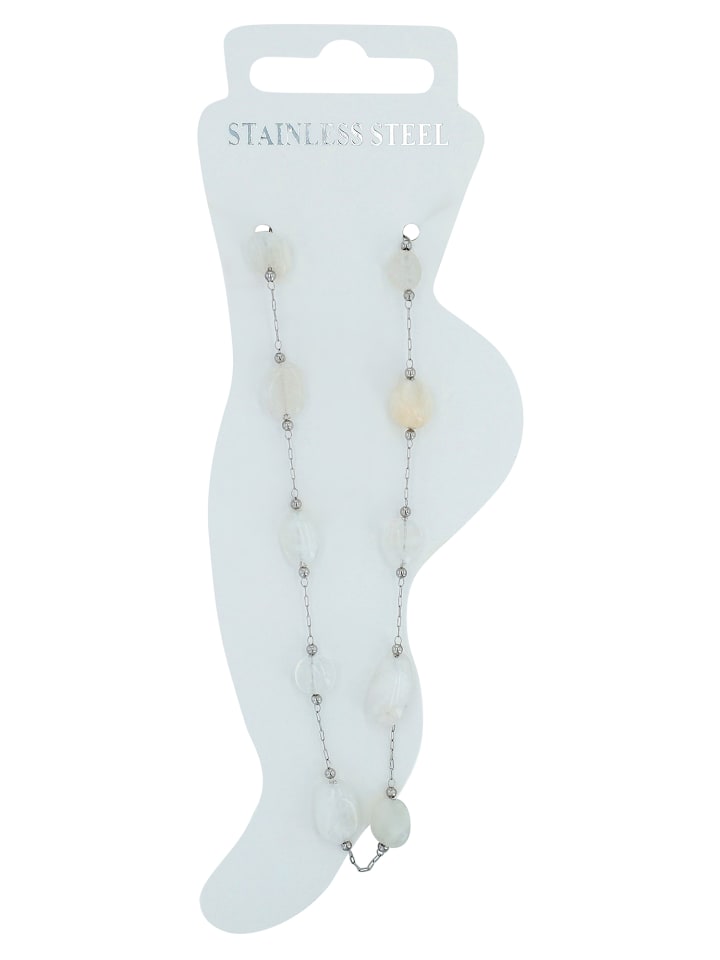 

Adeliás Женский кулон из нержавеющей стали с жемчужиной, серебристый