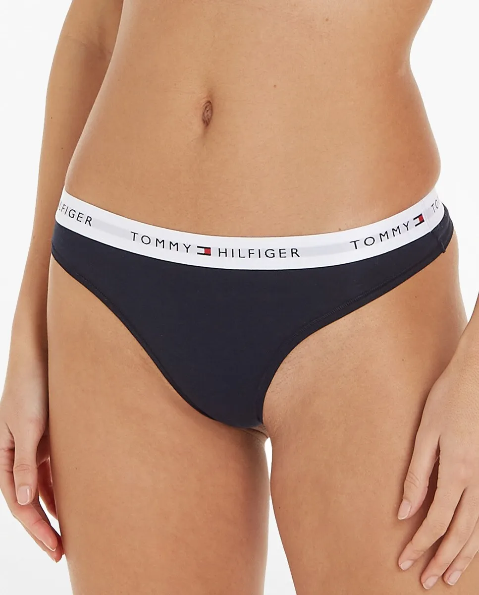 

Стринги с фирменной надписью Tommy Icons Tommy Hilfiger, синий