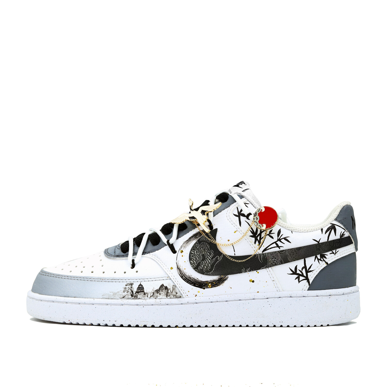 

Кроссовки Nike Court Vision 1 Skateboarding Shoes Men Low-top, цвет Fine Flash Gift Box